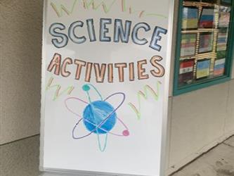 Science Night sign.