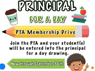PTA Membership Drive flyer